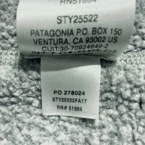 Patagonia Better Sweater 1/4 Zip Pullover Men's Large Gray Fleece Jacket - Picture 4 of 7
